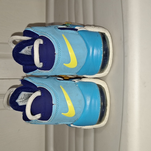 Nike "Air More Up Tempo Kaleidescope" basketball slip-on sneakers - 1 ½ - Picture 4 of 9